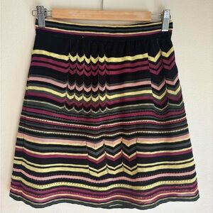 M Missoni Striped Multicolor Women's Miniskirt